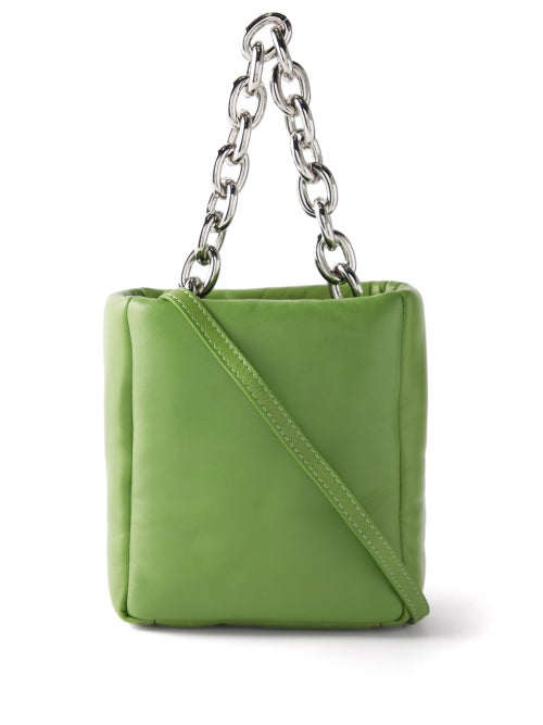 Stand Studio - Diya Leather Cross-body Bag - Womens - Green