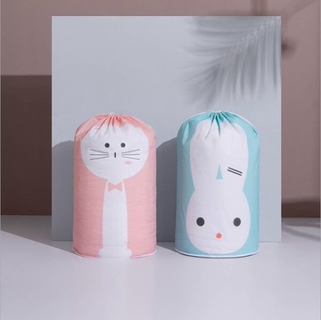 棉被袋 收納袋 防水袋 衣物收納 換季收納 圓筒棉被收納束口袋 j514