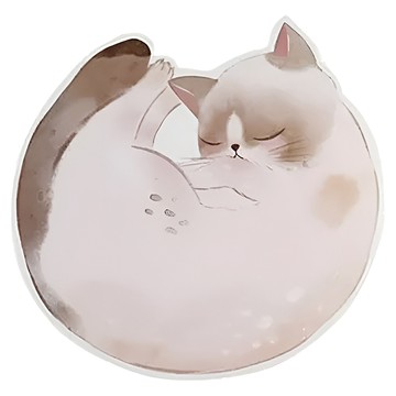 CARD LOVER 信的戀人 貓咪睡覺系列 滑鼠墊  布偶  1個