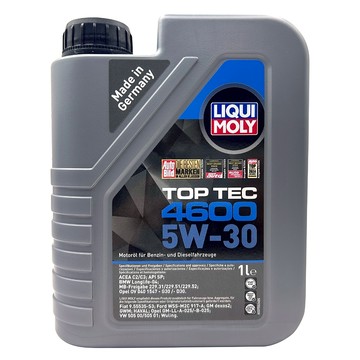 【車百購】 LIQUI MOLY TOP TEC 4600 5W30 全合成機油 長效型 DPF/SCR適用