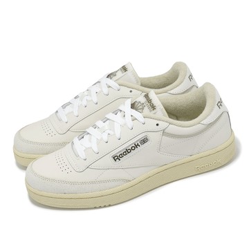 [ACS] Reebok 休閒鞋 Club C 85 男鞋 女鞋 米白 灰 低筒 麂皮 復古 情侶鞋 100201119