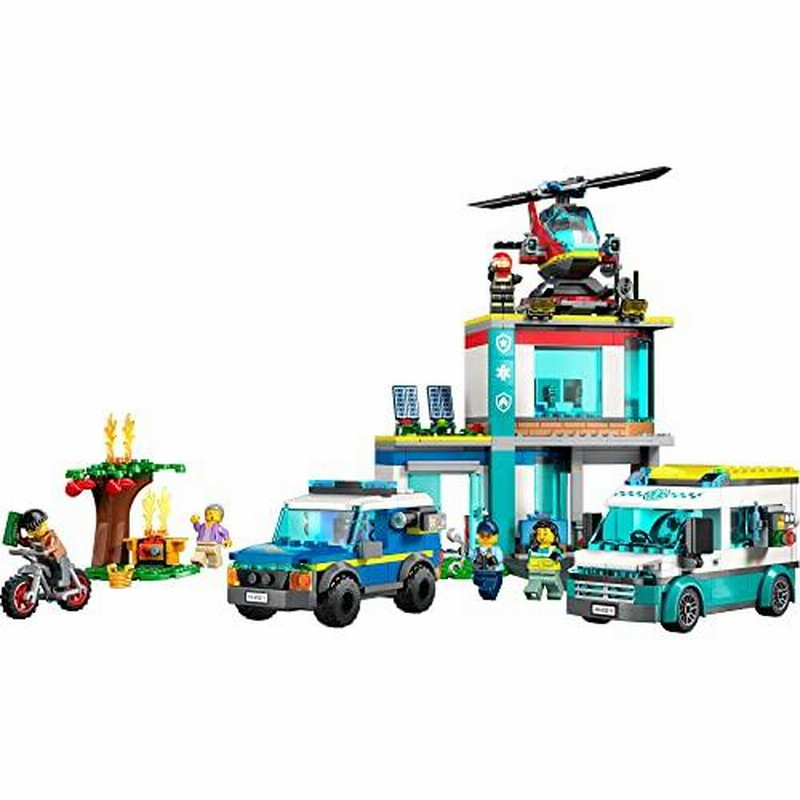 レゴ(LEGO) シティ 緊急出動本部 60371 おもちゃ ブロック