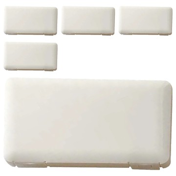 口罩收納盒 白色 5入  1組