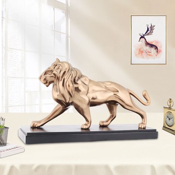 獅子擺件招財客廳辦公室裝飾品生日禮物公司客戶開業商務喬遷禮品