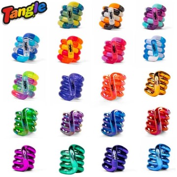 【台灣現發】 Tangle扭扭樂全系列 寶石 金屬 溫變款 專注力訓練解壓玩具 手指訓練器