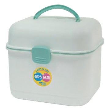 百貨King 小河馬休閒箱 收納盒 置物盒 24.6 x 18.3 x 21cm  顏色隨機  1個