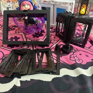 【小悅居】豪華旋轉翻頁相框照片新款家居雙人少女心桌面擺件