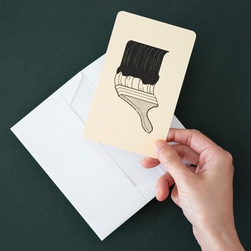 訊息卡 Home 系列 油漆刷 附信封