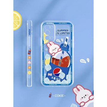 芬達小熊適用opporeno6手機殼reno6pro新款透明reno5保護套女款5pro軟硅膠4pro可愛se個性4創意3卡通超薄全包