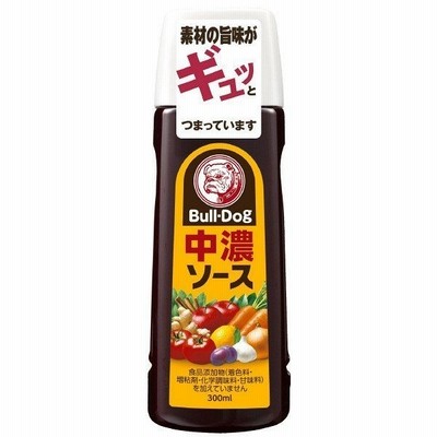 ブルドックソース　中濃ソース 300ml ★酒類・冷凍食品・冷蔵食品との混載はできません★