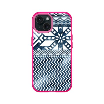 iPhone 15 Clear 粉漾桃 - 花生騷 WasangShow - 海人經典圖騰