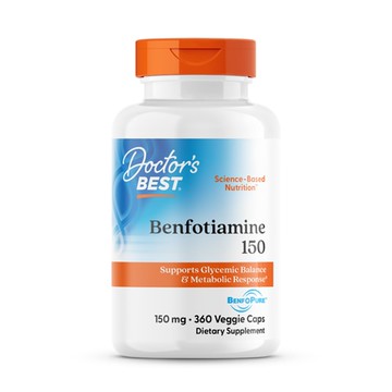 Doctor's Best Benfotiamine 150 with BenoPure 150 mg - 360 Veggie Caps