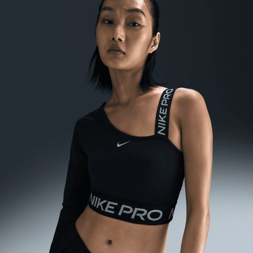 Nike Pro Shine Women's Dri-FIT Asymmetrical Cropped Top
