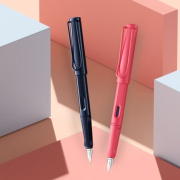 LAMY 2025年 SAFARI限量色 鋼筆-日不落紅/暮藍