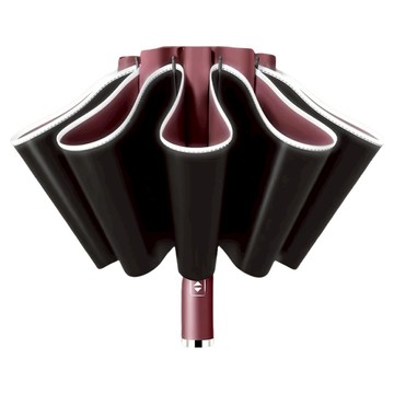 晴雨兩用反向傘  酒紅色  1支