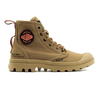 PALLADIUM PAMPA HI SUPPLY RS 棕色 有機棉軍靴 中性款 高筒 78881307