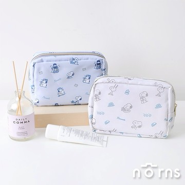 【Norns】Peanuts史努比長方收納包-Norns Original Design Snoopy 隨身化妝包 小物收納包(每款式最少需購買2件)