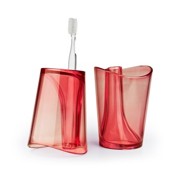 QUALY 漱搖杯 ( 兩用漱口杯 ) 共四色 牙刷架