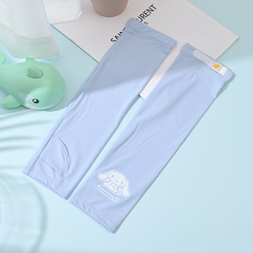 大耳狗童涼感指洞袖套-藍