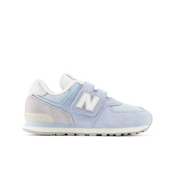 New Balance 中大童 休閒鞋-藍色系-PV574BKK-W