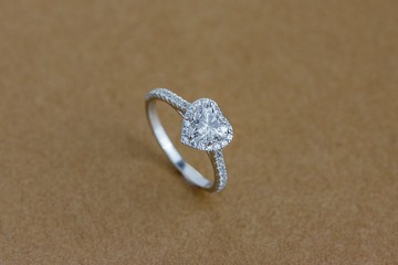 【求婚戒指】Cupid 邱比特 • 純銀戒指厚鍍18K金 • 結婚鑽戒