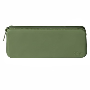 Citron 兒童餐具隨行組 適用於18個月以上兒童 餐具為304不鏽鋼材質  森林綠  刀 + 叉 + 湯匙 + 多功能矽膠袋  1組