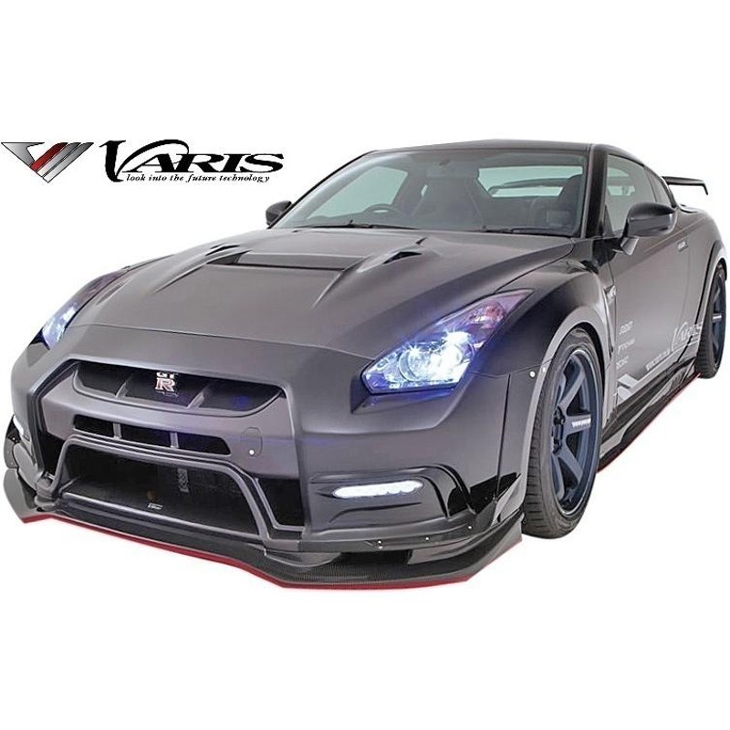 日産 【M's】日産 R35 GT-R (2013Ver.) VARIS サイドスカート 左右 FRP 未塗装 バリス ヴァリス エアロ パーツ カスタム 外装 VANI-077