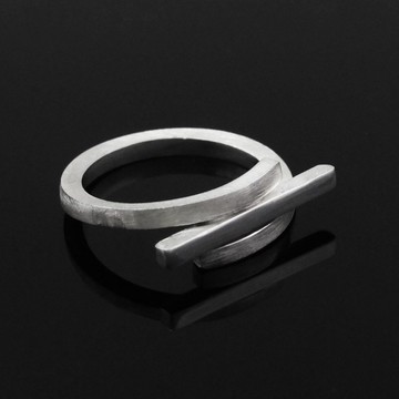 戒指Star trails 軌跡戒 衛星純銀戒指-ART64