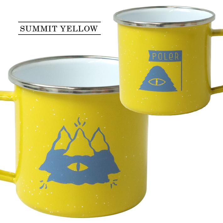 マグカップ POLER CAMP MUG ポーラーアウトドアスタッフ コップ キャンプ アウトドア ピクニック 野外フェス サーフィン スケボー