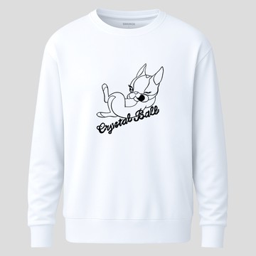 高彈力速乾大學Tee｜男女共版｜Crystal Ball｜Lying-down Hippie｜Line #R00020D036