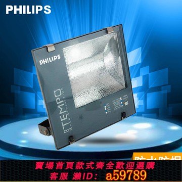 【廠家直銷 可打統編】飛利浦投光燈400w250瓦金鹵燈球場廣告牌戶外庭院燈防水室外射燈