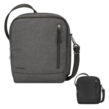 Travelon URBAN防盜城市斜背包(TL-43496)(美國防盜包/RFID防竊取/都會肩背包/小方包/扁包/平板包/GetSport)