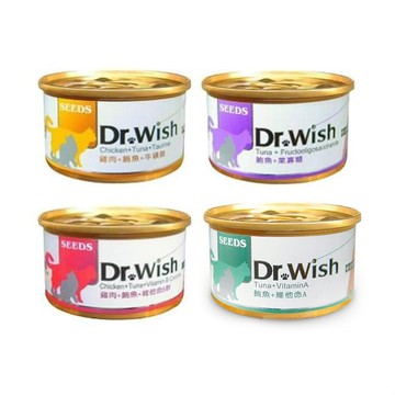 Seeds 【24入組】聖萊西-Dr.Wish愛貓調整配方營養食(泥狀) 85g