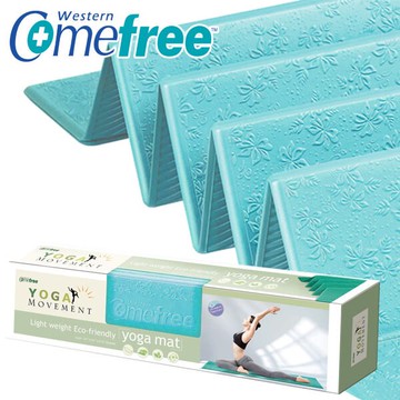 【Comefree 康芙麗】羽量級TPE摺疊瑜珈墊 CF-81402