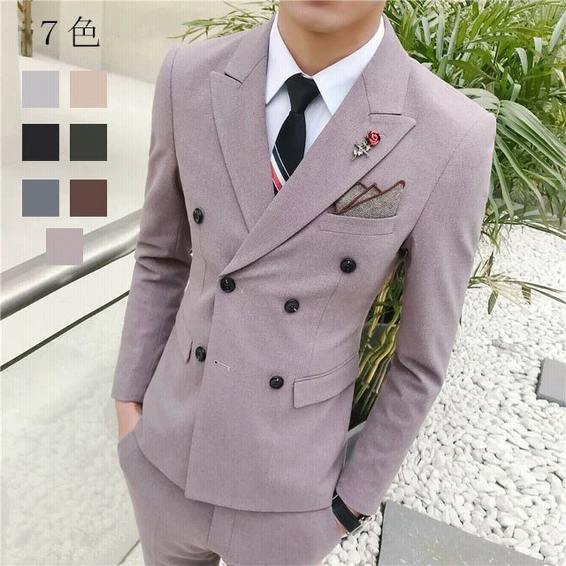 メンズスーツ 3点セット フォーマル紳士服 タキシード 7色 ジャケット ベスト パンツ 3ピーススーツ 結婚式 パーティー ビジネススーツ 通販 Lineポイント最大0 5 Get Lineショッピング