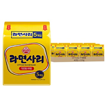 OTTOGI 不倒翁 Q拉麵 純麵條  40包