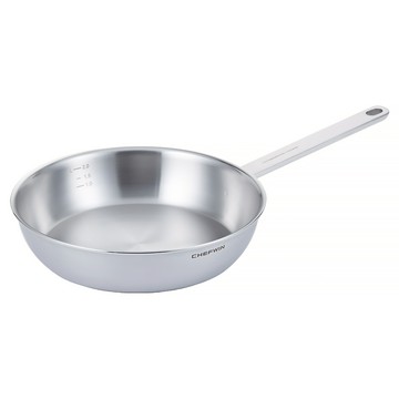 CHEFWIN 316 STS銅芯不鏽鋼平底鍋 IH電磁爐適用  26cm  1個