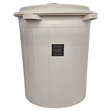 GINII 基尼 食品級多功能食品置物桶 象牙白  24.8 x 24.8 x 28.5cm  1個
