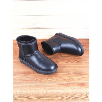 羊皮毛一體短筒大碼棉鞋雪地靴