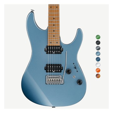 Ibanez AZ2402 日廠 雙雙 小搖座 金屬冰藍 Ice Blue Metallic 烤楓木指板 AZ Prestige 電吉他