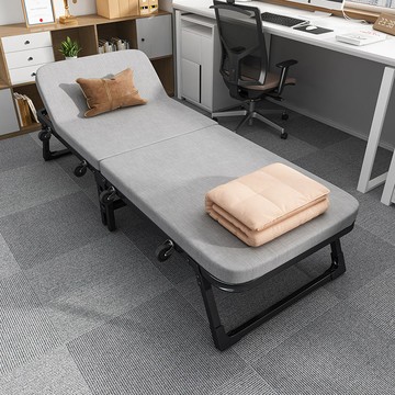 免運 折疊沙發床午休折疊床加厚加寬簡易可折疊帶靠背小床辦公室午睡神器便攜式床