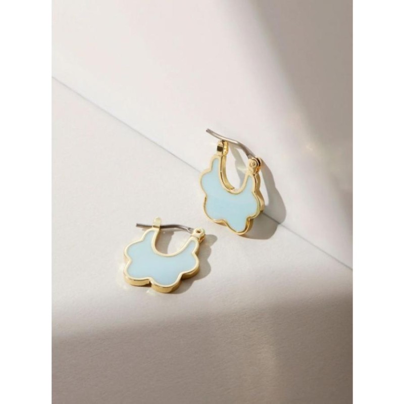 ana luisa アナルイサ ピアス 2個セット GIGI BLUE 14K ゴールド 金 低