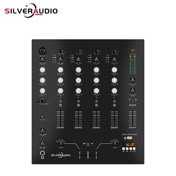 混音器 音頻混音器 音控台 家用舞臺演出帶效果帶多功能小型4路混音器6路調音臺GAX-DM6