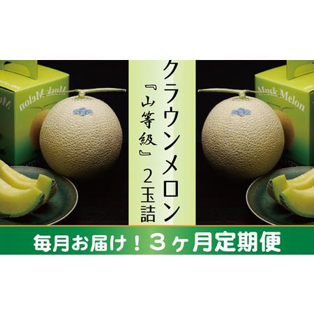 ふるさと納税 クラウンメロン　山（1.3kg以上）×2玉 静岡県浜松市