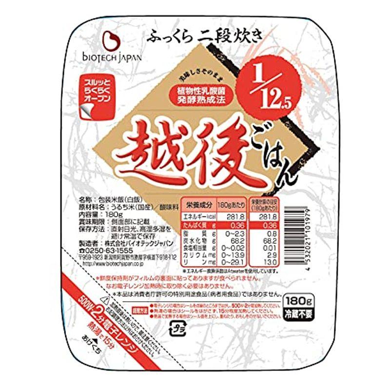 たんぱく質1 12.5 越後ごはん 180g×20食