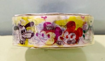 【震撼精品百貨】Micky Mouse 米奇/米妮  膠帶-黃*32603 震撼日式精品百貨