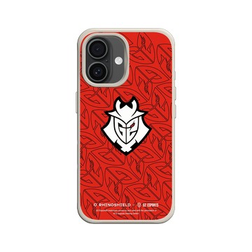 iPhone 16 SolidX 貝殼灰 - G2 Esports - G2 - Red Pattern