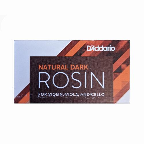 松脂 ナチュラルロージン ダーク：D'Addario Natural Dark Rosin (Violin Viola Cello用)