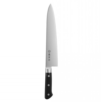 TOJIRO JAPAN 藤次郎 藤寅作 DP口金牛刀 日本製 FU-807  黑色  1個  18cm