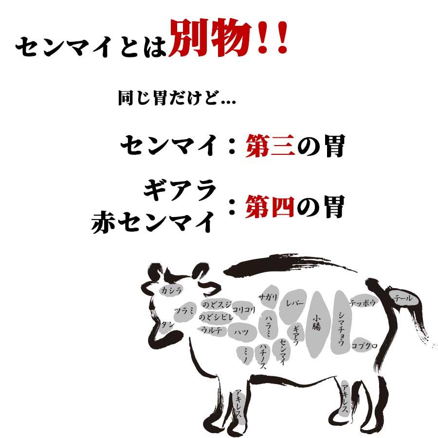 お歳暮 御歳暮 牛肉 ホルモン 肉 焼肉 牛 せんまい 牛ホルモン 赤センマイ ギアラ 日本国産 130g x 2パック 冷凍 プレゼント ギフト 贈り物